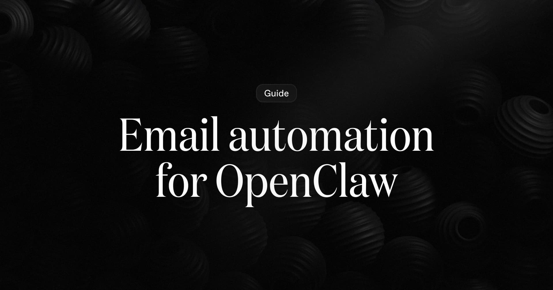 Email automation for OpenClaw